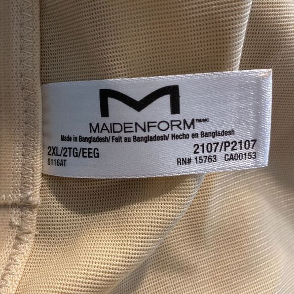 Maidenform Beige Shorty Shaper Shorts - Picture 3 of 3